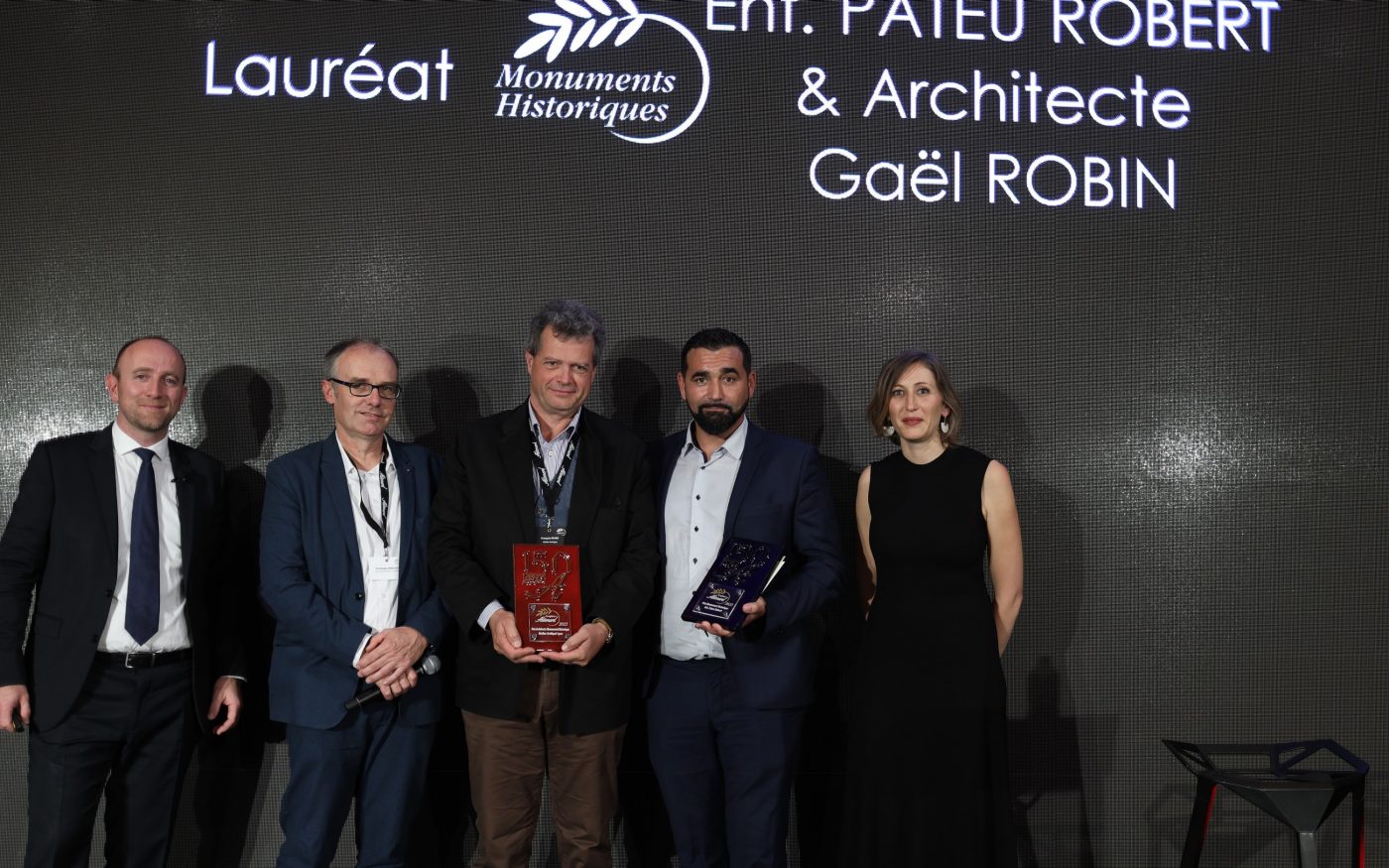Lauréat Monument Historique : Entreprise Pateu et Robert et l'architecte Gaël ROBIN , agence Archipat