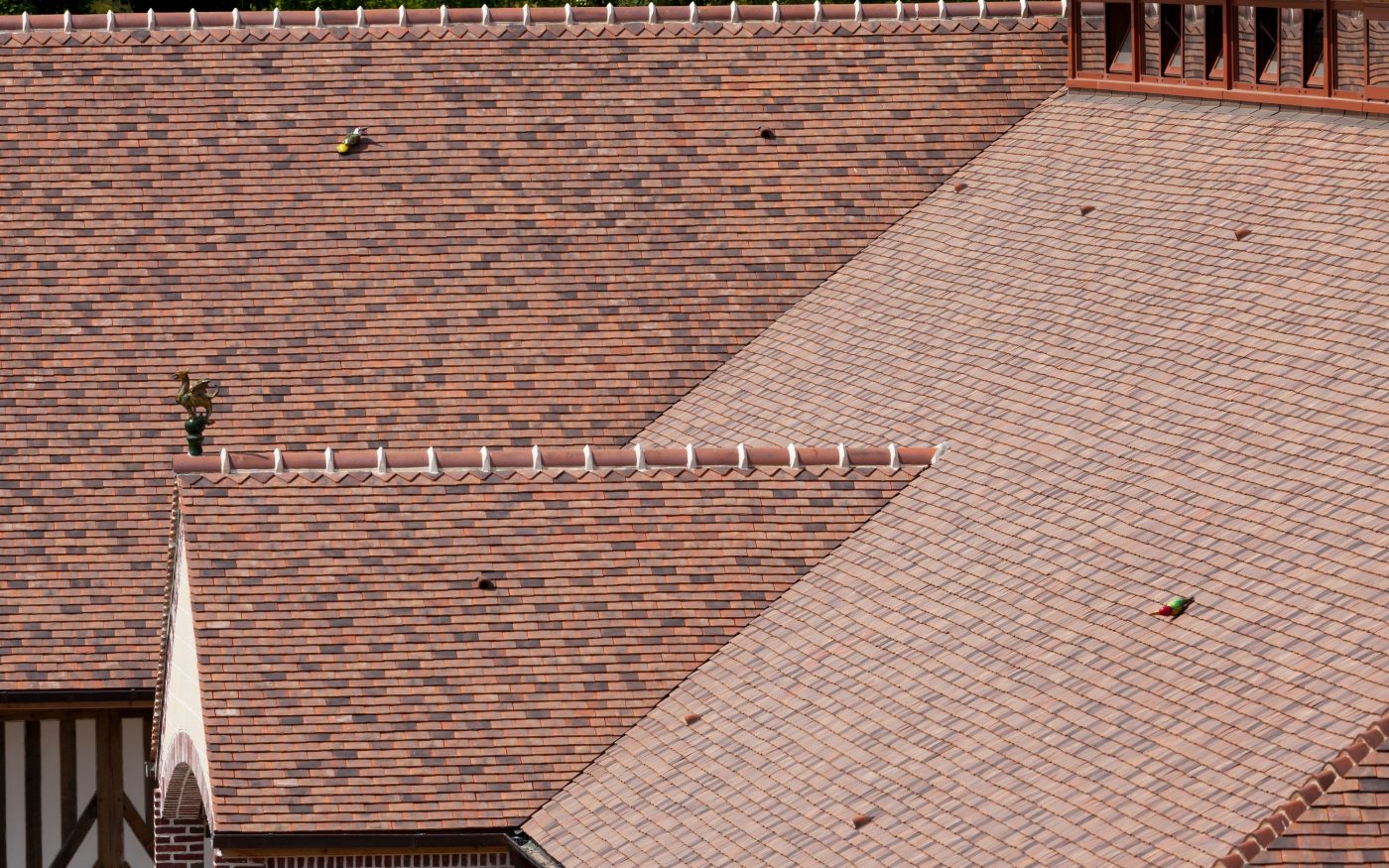 Écuries Haras des Adélis avec les tuiles Saint Vincent Rouge obscur et Ambre foncé - Trophées Aléonard Coup de cœur de l'internaute 2017