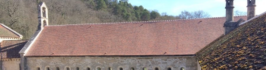 Abbaye de Fontenay à Marmagne (21) - Collection Monuments Historiques, Rouge de Mars, Brun Flammé et Noir de Vigne