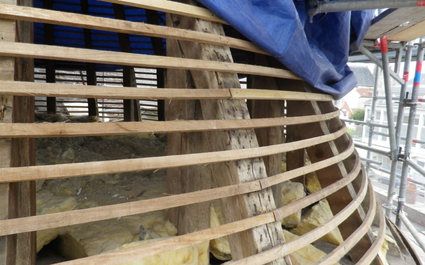 Musée du jouet de Poissy le lattage de la tour